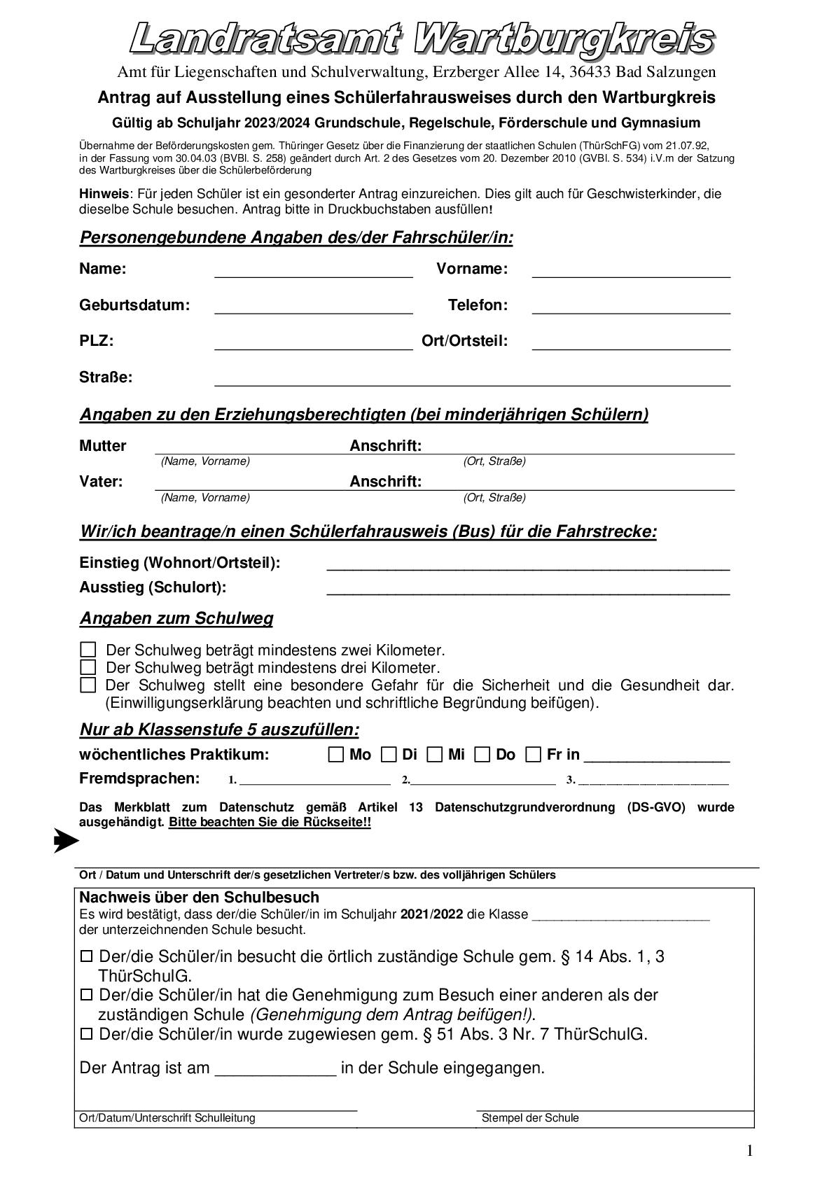 1 Antrag auf SFA für GS RS FZ GYM 001
